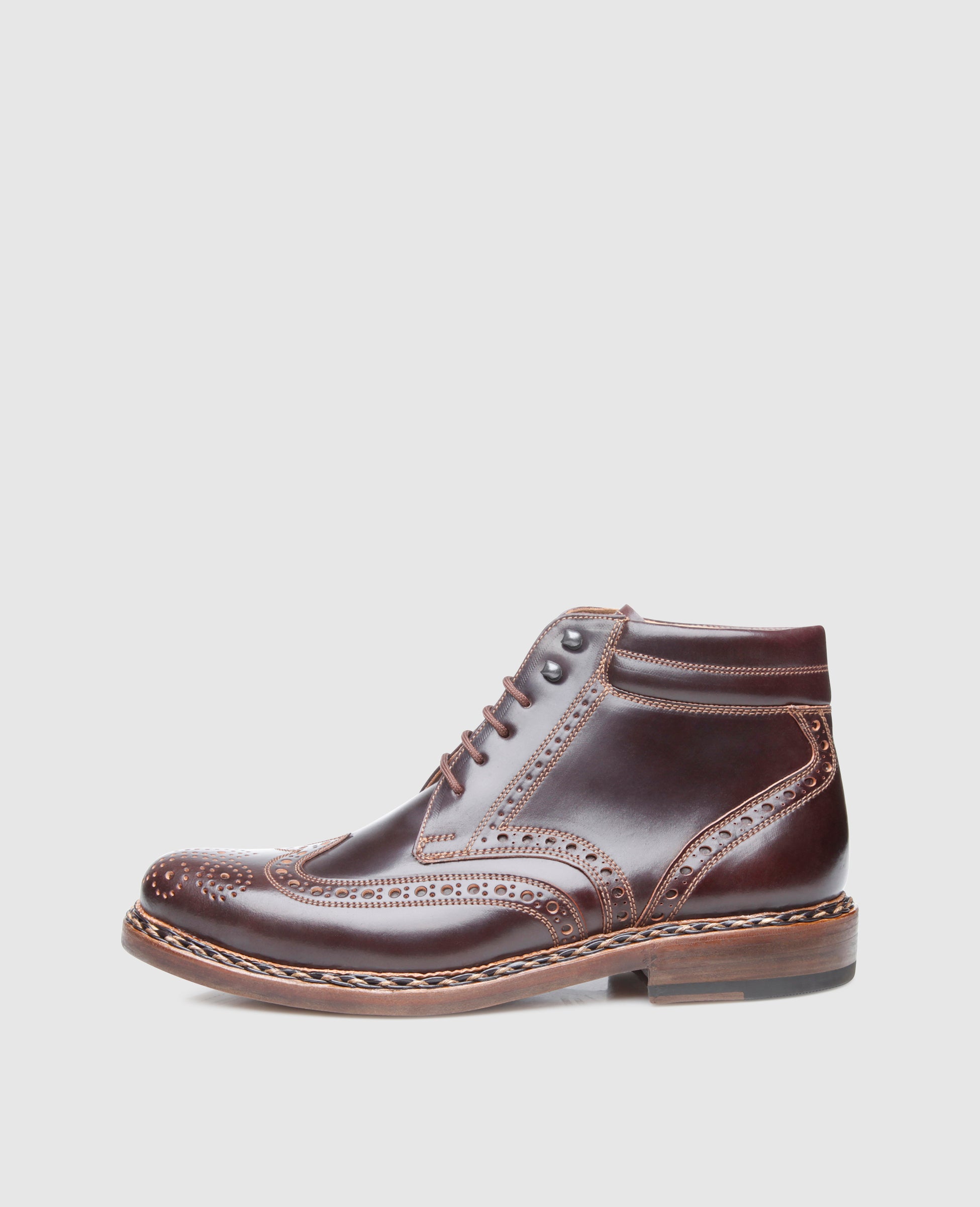 Luxurious men's lace-up boot made of shell cordovan – Heinrich Dinkelacker  COM