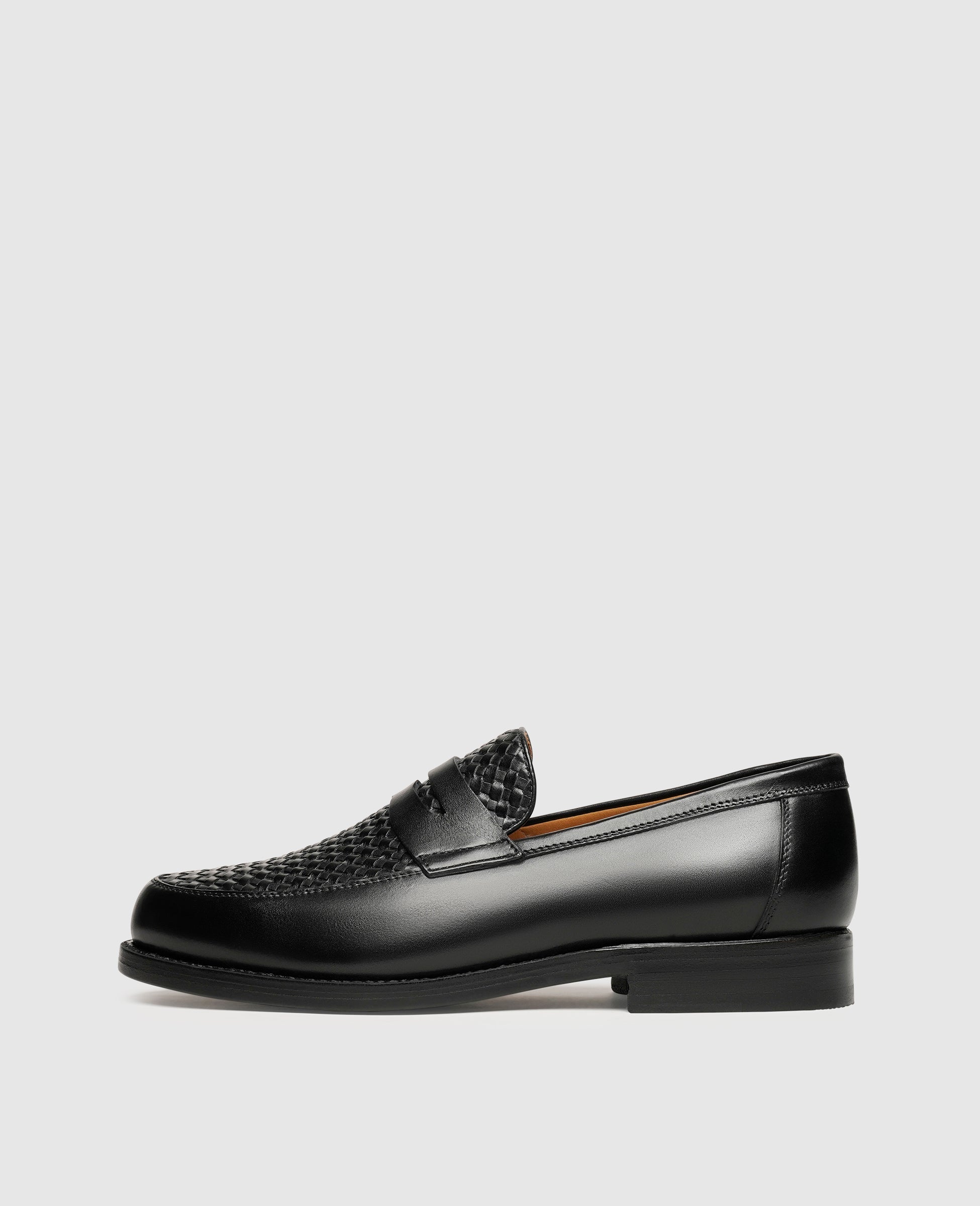 Men's Loafer with Woven Leather by Heinrich Dinkelacker – Heinrich  Dinkelacker COM