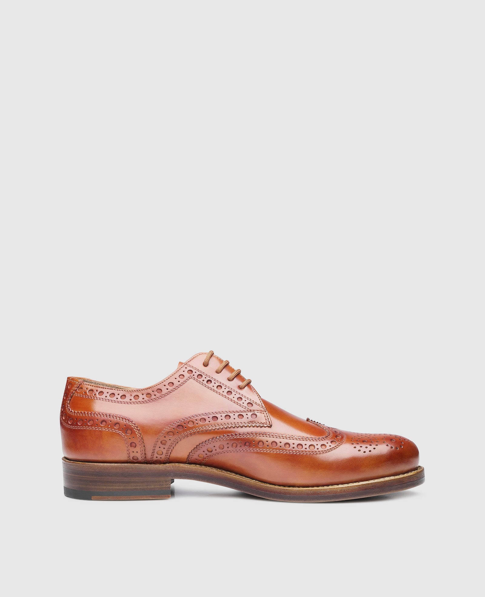 Heinrich Dinkelacker | Unique Full-Brogue Derby in Tuscan Calf – Heinrich  Dinkelacker COM