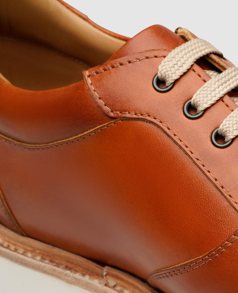 London Sneaker TC - Cognac