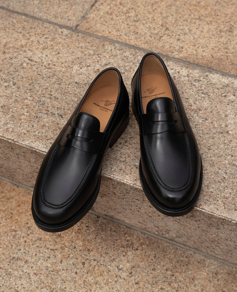 Sophisticated men's summer shoe in black – Heinrich Dinkelacker COM